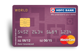 World MasterCard Credit Card Eligibility